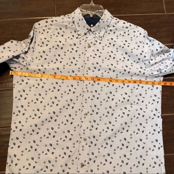 argyleculture by russell simmons button down sz large - Picture 8 of 9
